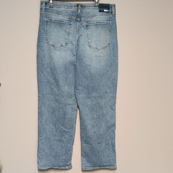 Daze Light Blue Straight Leg Jeans - Picture 4 of 6